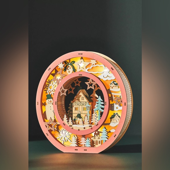 Monogram Scene Anthropologie | Holiday | Wonderland Scene Monogramo | Poshmark